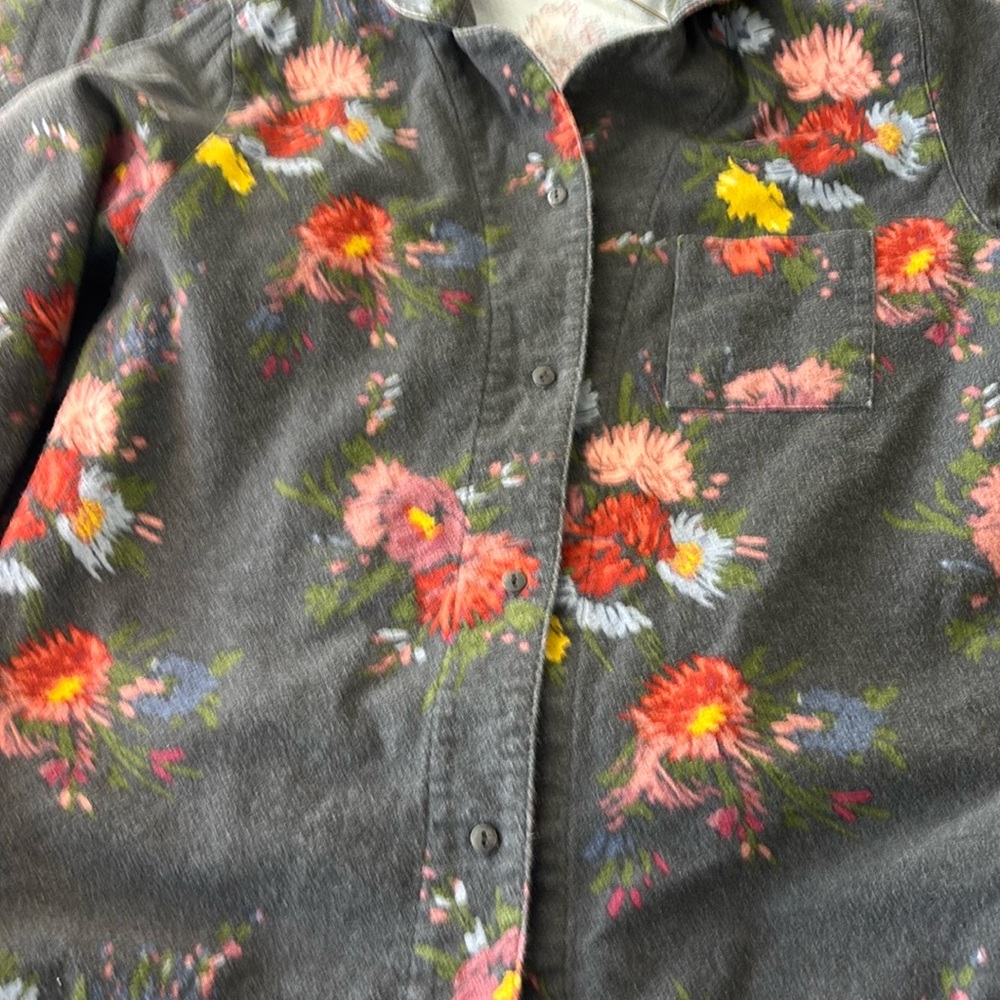 Floral Button-Up Shirt